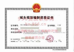 2024年7月山东省乙级城乡规划编制资质证书案例展示