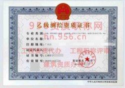 2024年10月广东省乙级测绘资质证书案例展示03