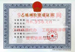2024年10月广东省乙级测绘资质证书案例展示04
