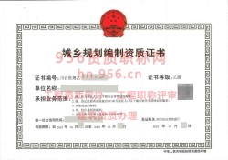 2024年3月四川省乙级城乡规划编制资质证书案例展示02
