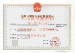 2024年7月山东省乙级地质灾害防治单位【工程勘查设计】资质证书展示