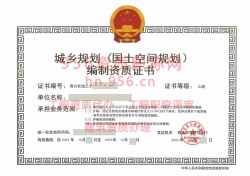 2024年10月湖北省乙级城乡规划编制资质证书案例展示