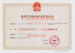 2024年5月四川省乙级地质灾害防治单位【监理】资质证书展示