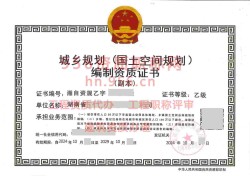 2024年10月湖南省乙级城乡规划编制资质证书案例展示